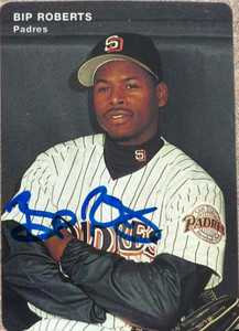 Bip Roberts Autographed 1995 Mother's Cookies San Diego Padres #4