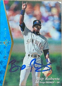 Bip Roberts Autographed 1995 SP #110