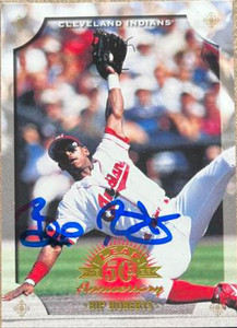 Bip Roberts Autographed 1998 Donruss Leaf 50th Anniversary #119