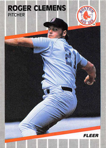 1989 Fleer #85 Roger Clemens VG Boston Red Sox 