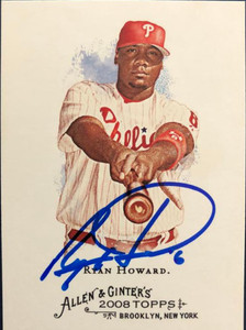 Ryan Howard Autographed 2008 World Series Jersey 