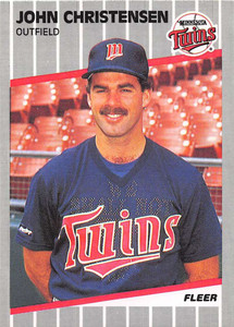 1989 Fleer #108 John Christensen VG Minnesota Twins 