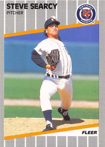 1989 Fleer #145 Steve Searcy VG Detroit Tigers 
