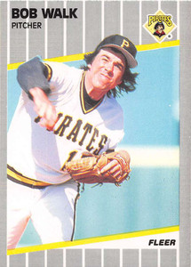 1989 Fleer #223 Bob Walk VG Pittsburgh Pirates 