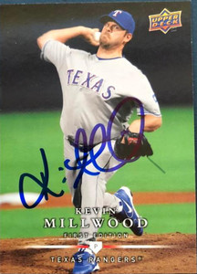 Kevin Millwood Autographed 2008 Upper Deck #175