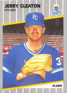 1989 Fleer #282 Jerry Don Gleaton VG Kansas City Royals 