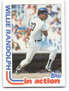 1982 Topps #570 Willie Randolph IA VG New York Yankees 