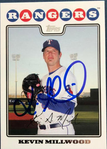Kevin Millwood Autographed 2008 Topps #566