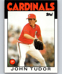 1986 Topps #474 John Tudor VG St. Louis Cardinals 