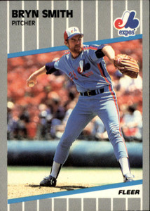 1989 Fleer #394 Bryn Smith VG Montreal Expos 