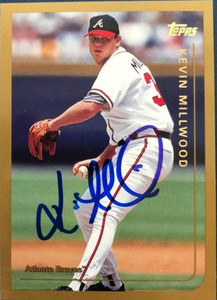 Kevin Millwood Autographed 1999 Topps #405
