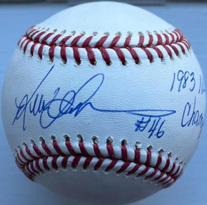 Kevin Gross Autographed ROMLB Baseball 1983 NL Champs 