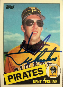 Kent Tekulve Autographed 1985 Topps #125