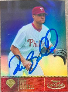 Pat Burrell Autographed 2001 Topps Gold Label #80