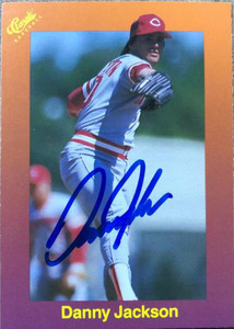 Danny Jackson Autographed 1989 Classic #123