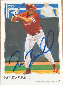 Pat Burrell Autographed 2002 Topps Gallery #148