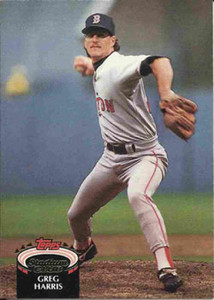 1992 Stadium Club #49 Greg Harris VG Boston Red Sox 