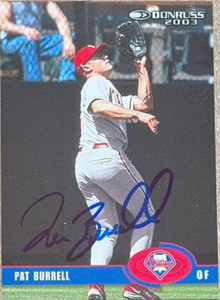 Pat Burrell Autographed 2003 Donruss #347