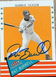 SOLD 121669 Pat Burrell Autographed 2003 Fleer Tradition #465 SOLD 121669 Pat Burrell Autographed 2003 Fleer Tradition #465