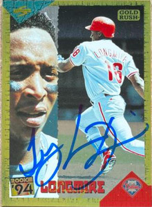 Tony Longmire Autographed 1994 Score Rookie/Traded Gold Rush #RT148