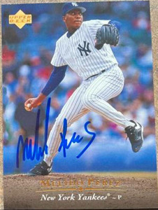 Melido Perez Autographed 1995 Upper Deck #440