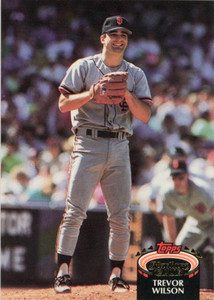 1992 Stadium Club #86 Trevor Wilson VG San Francisco Giants 