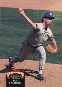 1992 Stadium Club #113 Tom Candiotti VG Toronto Blue Jays 