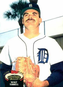 1992 Stadium Club #139 Walt Terrell VG Detroit Tigers 