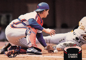 1992 Stadium Club #154 Charlie O'Brien VG New York Mets 