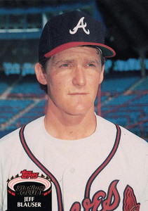 1992 Stadium Club #168 Jeff Blauser VG Atlanta Braves 