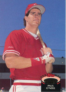 1992 Stadium Club #175 Paul O'Neill VG Cincinnati Reds 