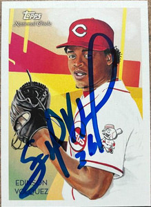 Edinson Volquez Autographed 2010 Topps National Chicle #203