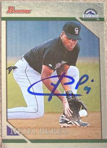 Neifi Perez Autographed 1996 Bowman Foil #323