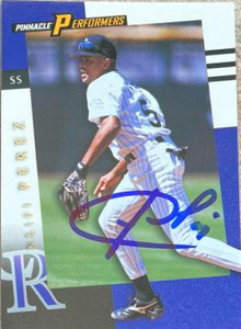 Neifi Perez Autographed 1998 Pinnacle Performers #95
