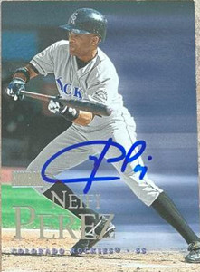 Neifi Perez Autographed 2000 Skybox #24 Neifi Perez Autographed 2000 Skybox #24