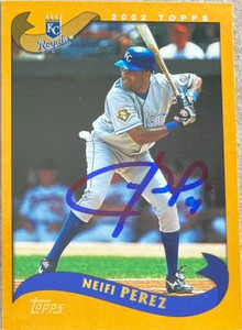 Neifi Perez Autographed 2002 Topps #591 Neifi Perez Autographed 2002 Topps #591