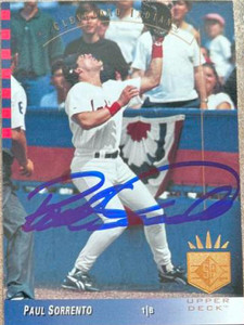 Paul Sorrento Autographed 1993 SP #126