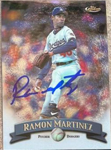 Ramon Martinez Autographed 1998 Topps Finest #3
