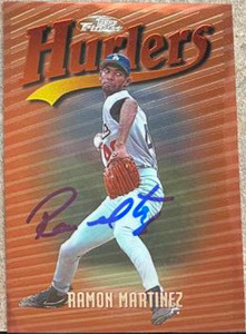 Ramon Martinez Autographed 1997 Topps Finest #31