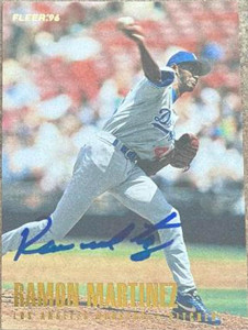 Ramon Martinez Autographed 1996 Fleer #440