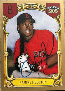 Hanley Ramirez Autographed 2003 Topps 205 #131 Rookie Card 