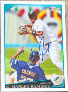 Hanley Ramirez Autographed 2009 Topps #450