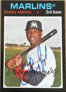 Hanley Ramirez Autographed 2012 Topps Archives #62