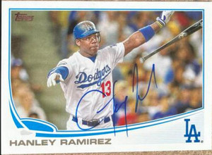 Hanley Ramirez Autographed 2013 Topps #487