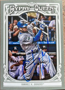 Hanley Ramirez Autographed 2013 Topps Gypsy Queen #52
