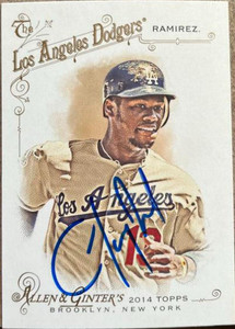 Hanley Ramirez Autographed 2014 Topps Allen & Ginter #290