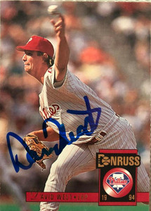 David West Autographed 1994 Donruss #409
