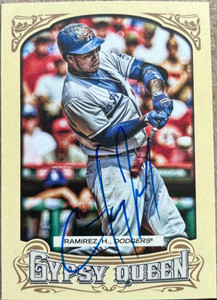 Hanley Ramirez Autographed 2014 Topps Gypsy Queen #105