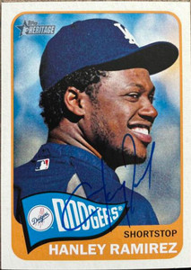 Hanley Ramirez Autographed 2014 Topps Heritage #437