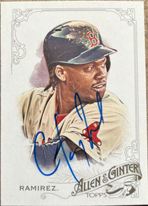 Hanley Ramirez Autographed 2015 Topps Allen & Ginter #209